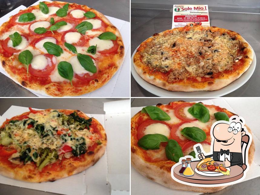 Essayez des pizzas à Pizzeria O Sole Mio