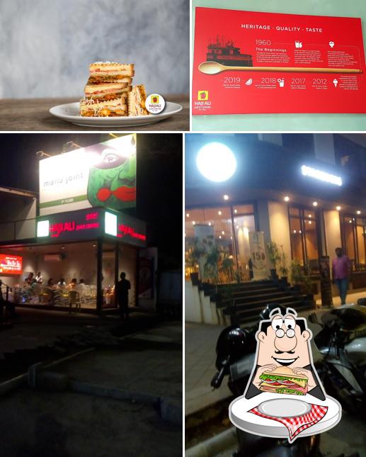 Order a sandwich at Haji Ali Juice centre - T Nagar