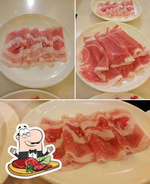 Pick meat dishes at Little Sheep Mongolian Hot Pot