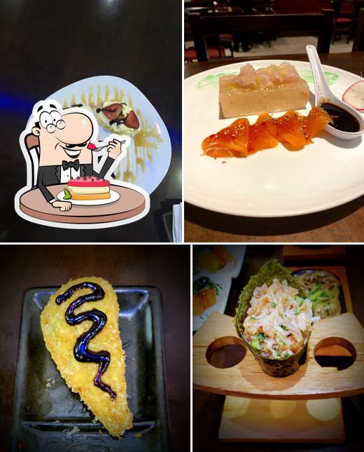 Akyama Sushi oferece uma gama de pratos doces