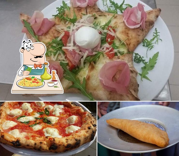 Cibo al antica pizzeria degli artisti