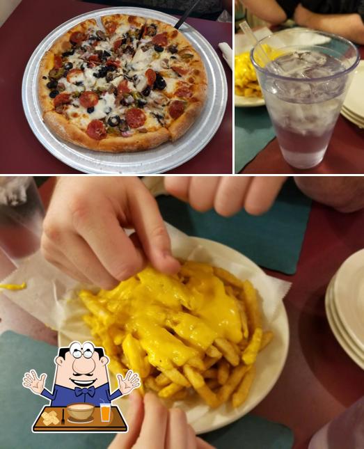 Las imágenes de comida y bebida en Pina's Pizza