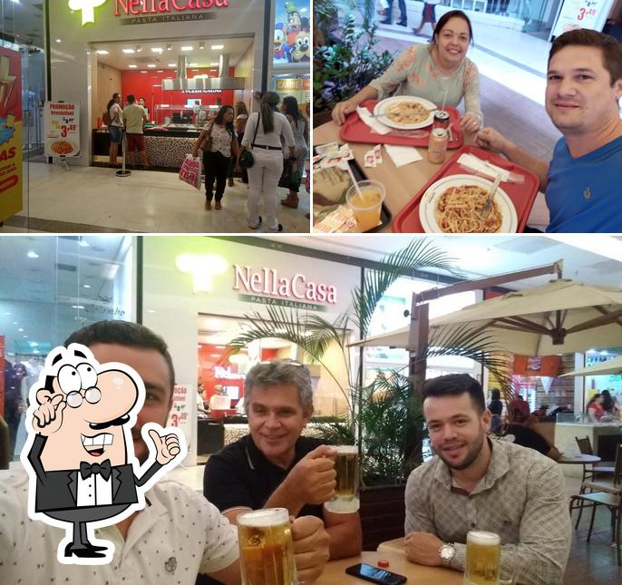 O interior do NellaCasa Pasta Italiana - Shopping Portal - Goiânia / Goiás