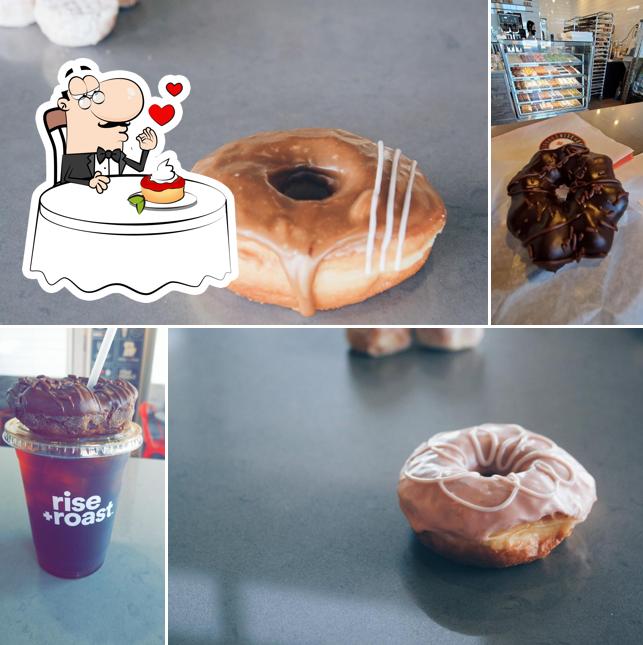 Rise + Roast serves a selection of desserts