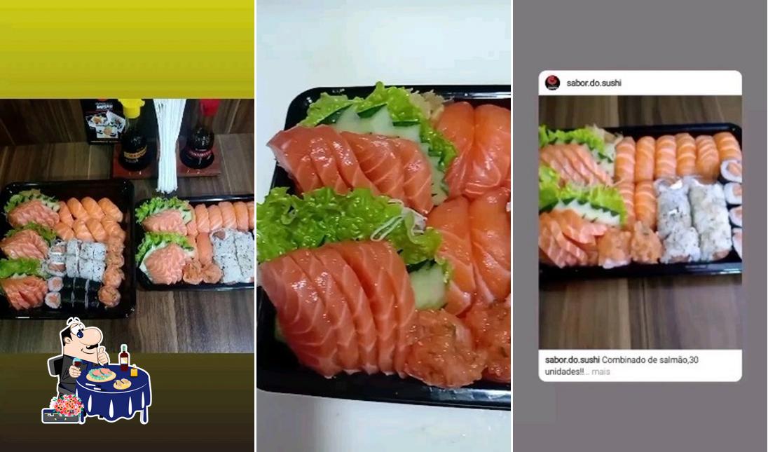 Sashimi em Sabor do sushi