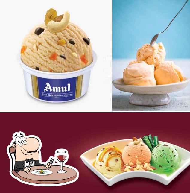 Ice cream at Amul Ice Cream Parlour