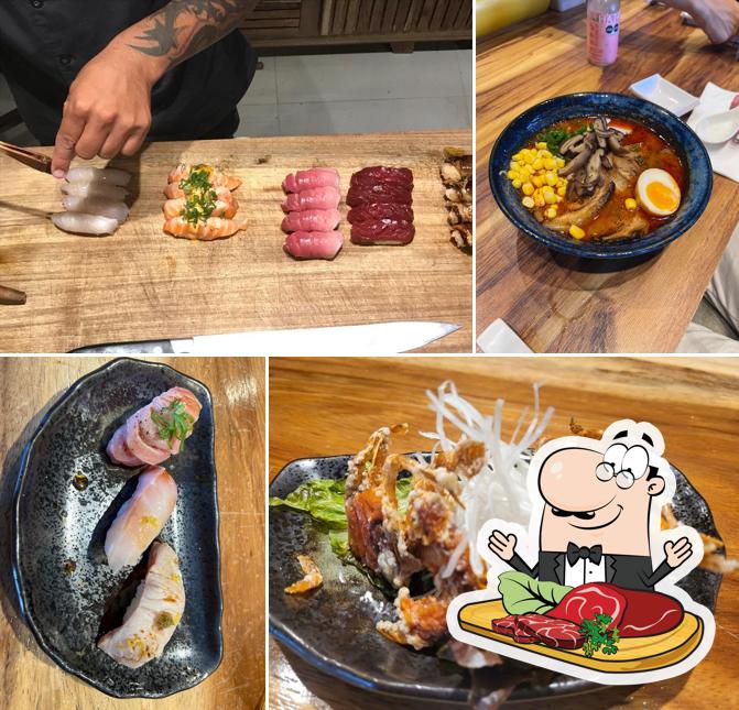 Hanami sushi bar ofrece platos con carne