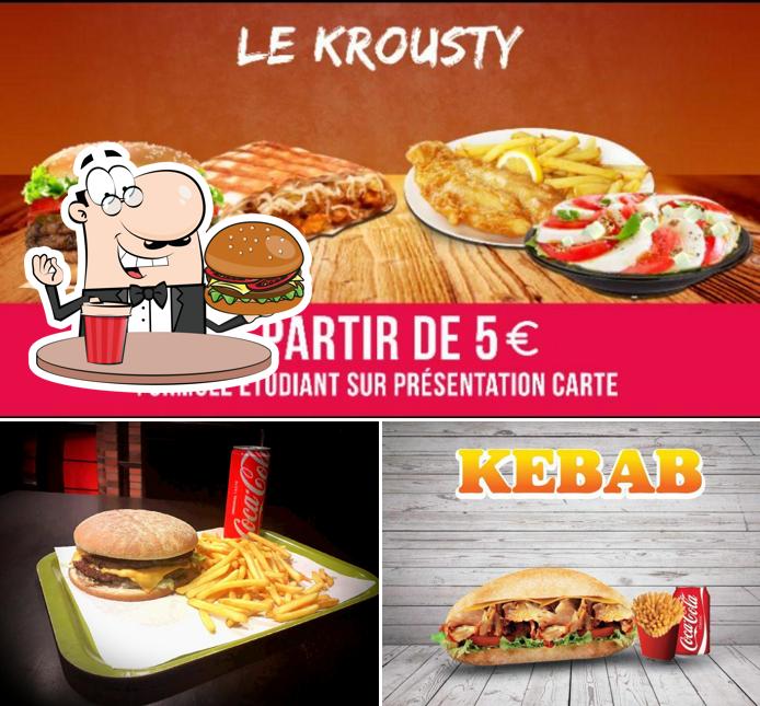 Hamburger à Le Krousty