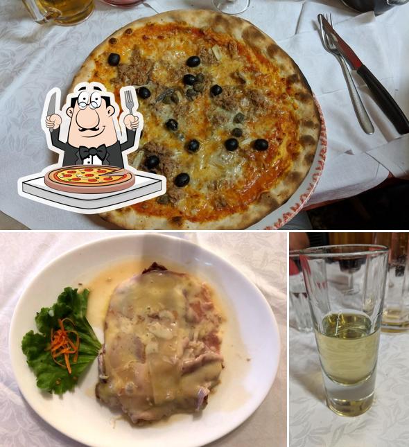 A Trattoria Dei Fiori, puoi ordinare una bella pizza