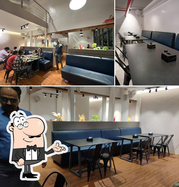 The interior of Lad Restaurant, Kothrud