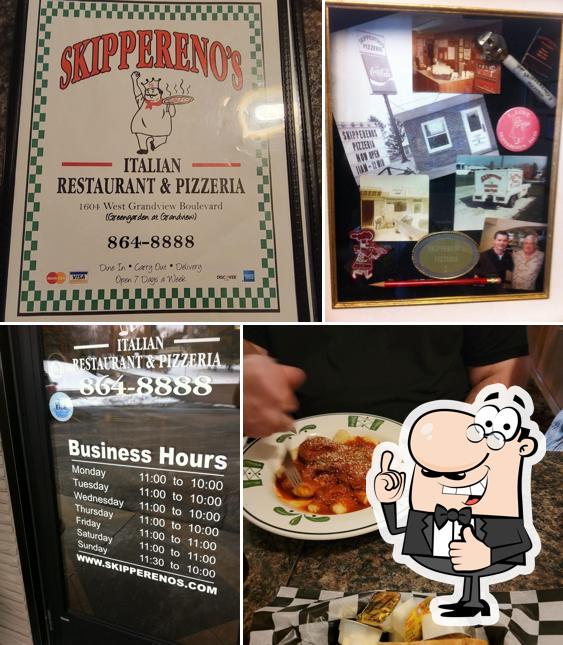 Это изображение пиццерии "Skippereno's Italian Restaurant"