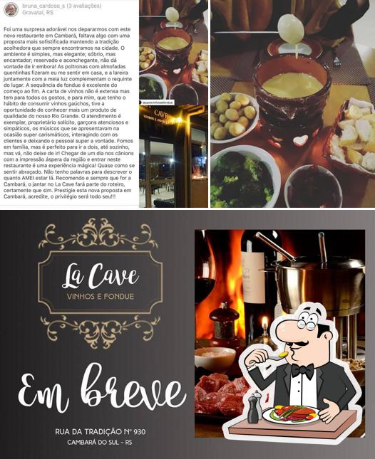 Comida em La Cave Vinhos e Fondue