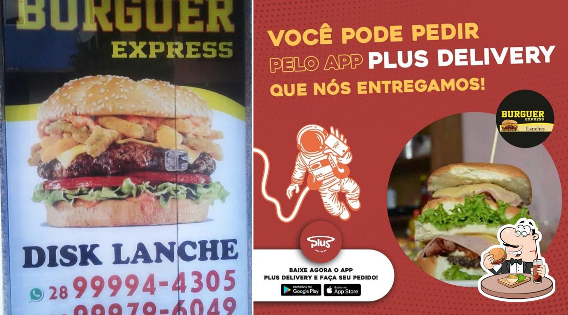 Hambúrguer em Lanchonete Burguer Express