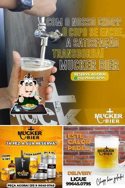 Comida em Mucker Bier Cervejaria