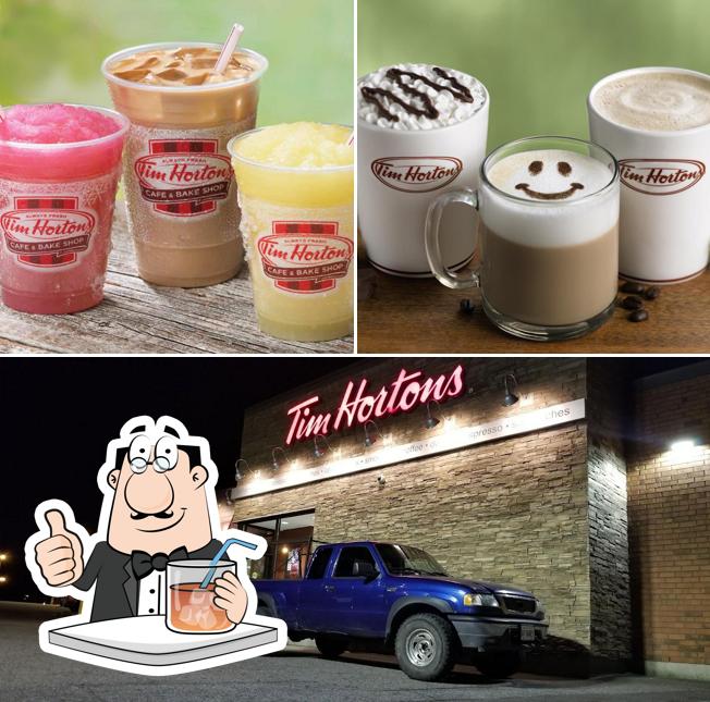 L’image de la boire et intérieur concernant Tim Hortons