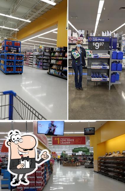 The interior of Walmart Supercenter