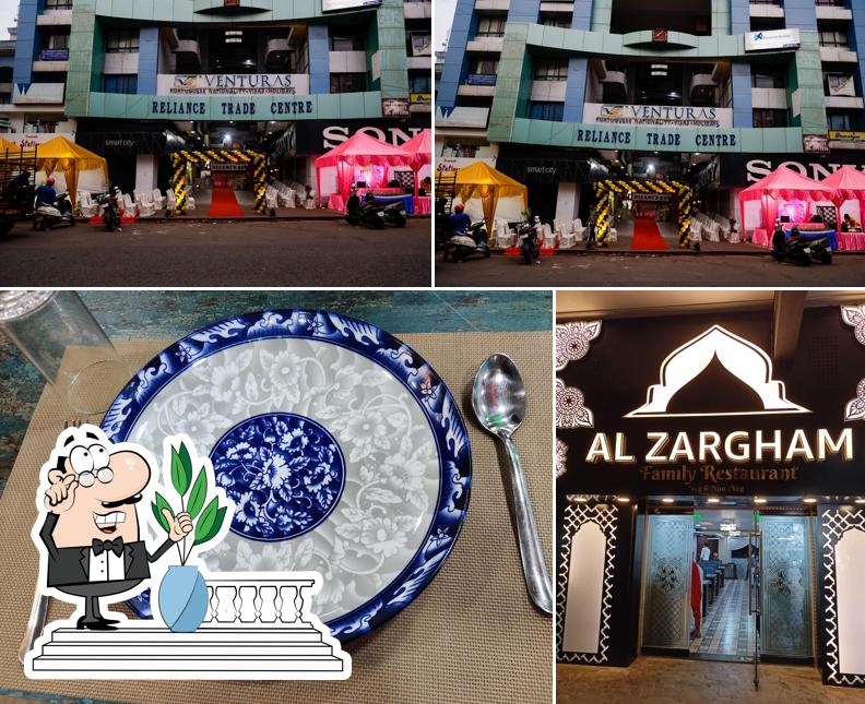 The photo of exterior and interior at Al Zargham Family Restaurant