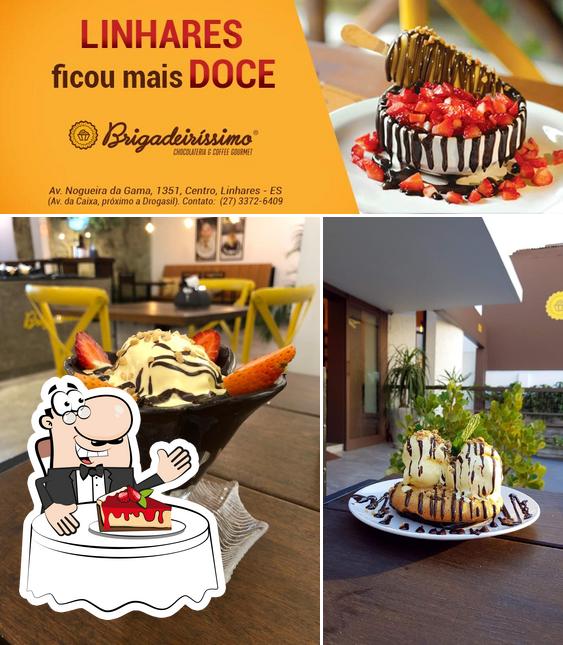 Brigadeiríssimo Café provê uma variedade de pratos doces