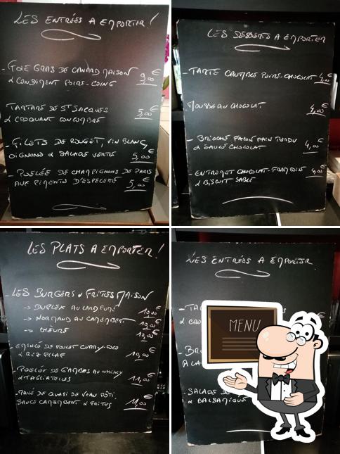 Le menu du tableau présente les options disponibles)