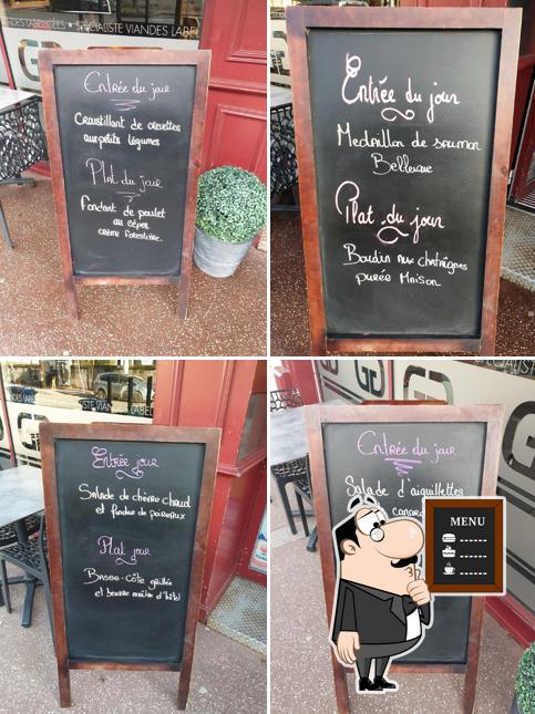 Découvrez le menu du jour sur le tableau