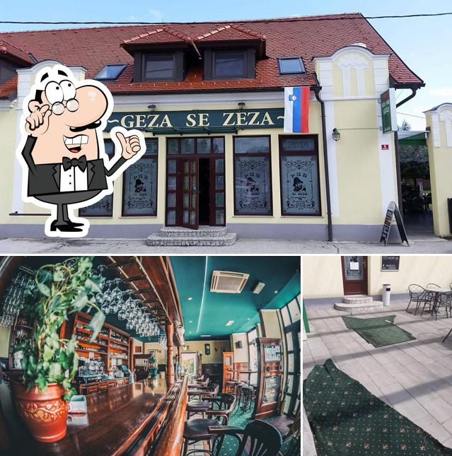 Gli interni di Dnevni bar Geza Se Zeza, GEZA PUB Beltinci, Grega Farkaš s.p