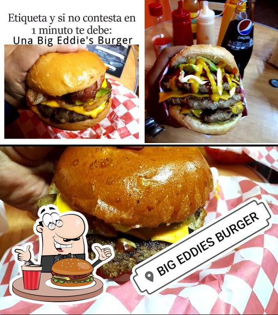 Get a burger at Big Eddies Burger