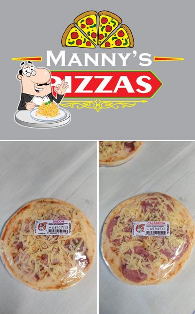 Espaguete carbonara em Mannys Pizzas