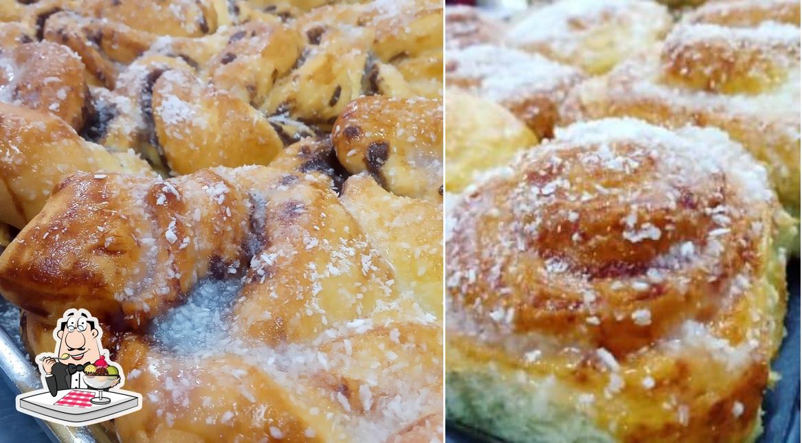 Panutti Padaria oferece uma escolha de pratos doces