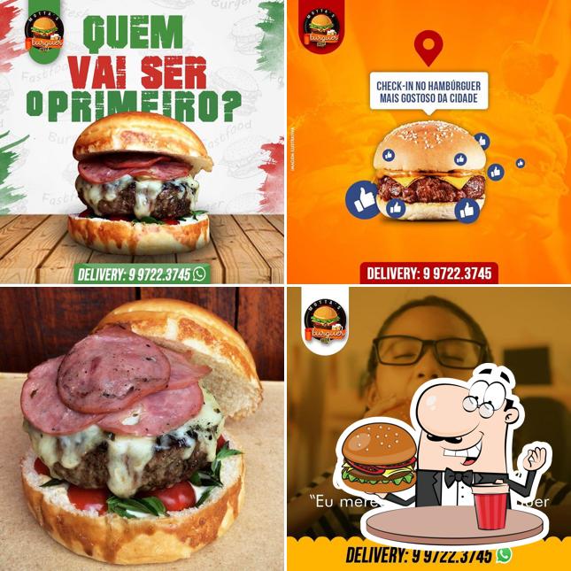 Consiga um hambúrguer no Mottas Burguer