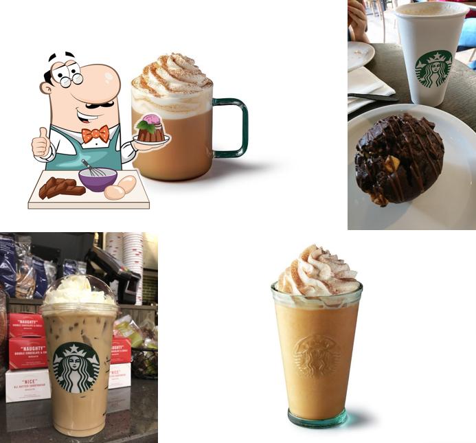 Starbucks Coffee offers a range of desserts