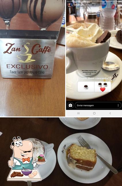 ZAN´S CAFFÉ serve uma variedade de sobremesas