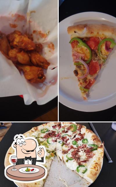Food at Bruno's Pizza & Wings