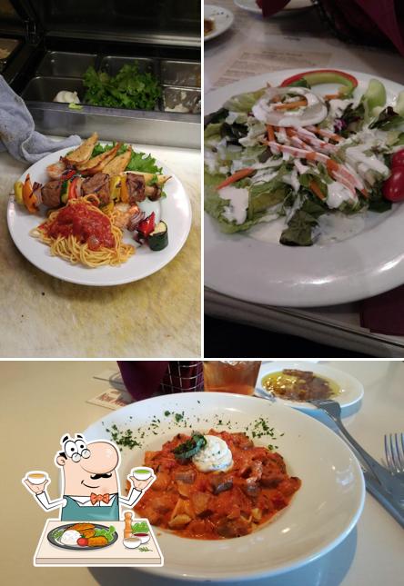 Food at Paisano's Italian Restaurant