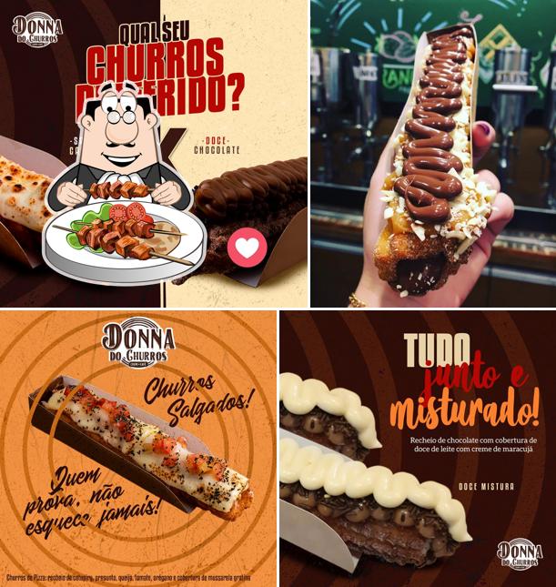 Platos en Donna do Churros