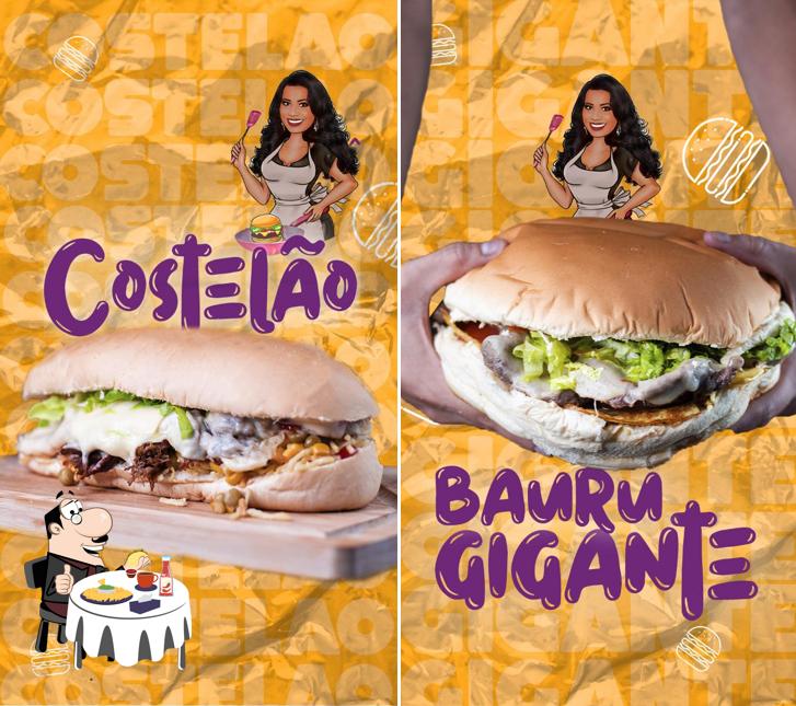 Consiga um hambúrguer no Lanches da Rô