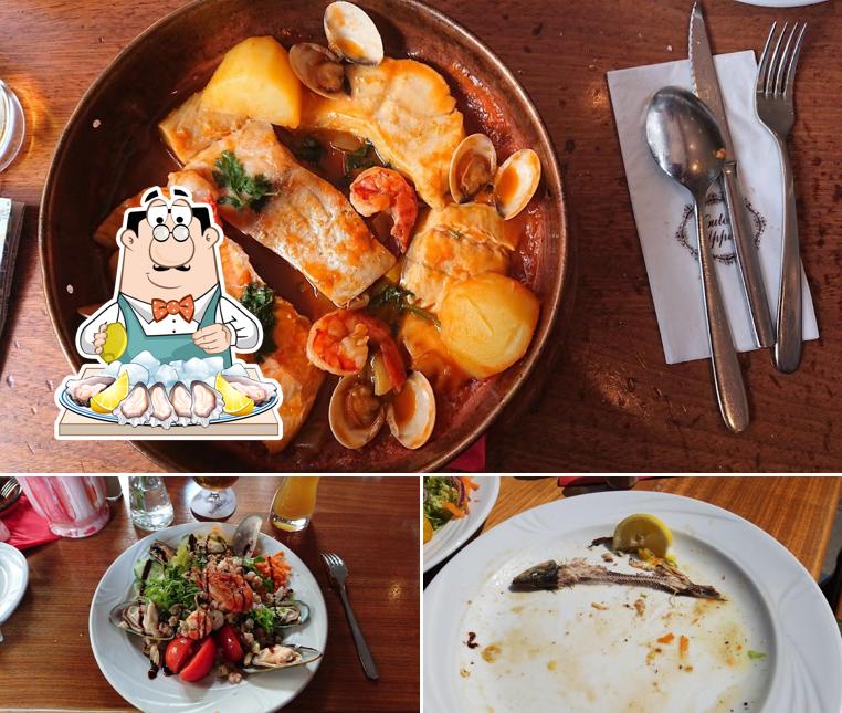 Закажите блюда с морепродуктами в "Restaurant Casa Madeira"