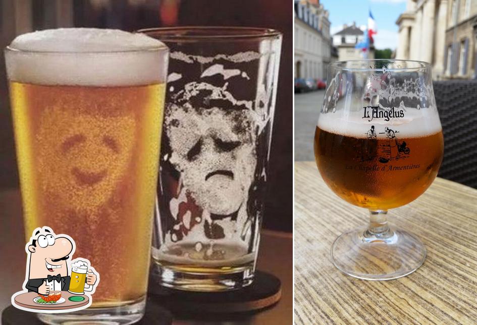 Commandez un verre de bière blonde ou brune