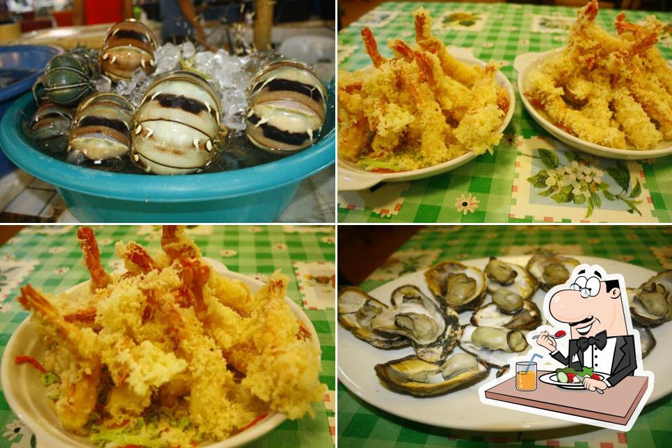 Food at Well Done Seafood Restaurant