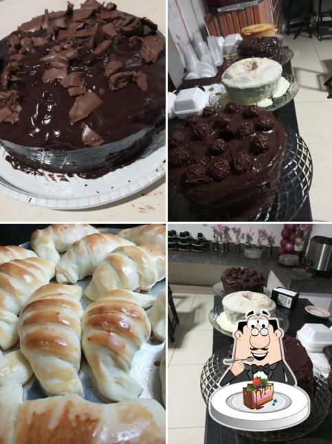 Bolo de chocolate em Cafeteria e Restaurante Tocantins