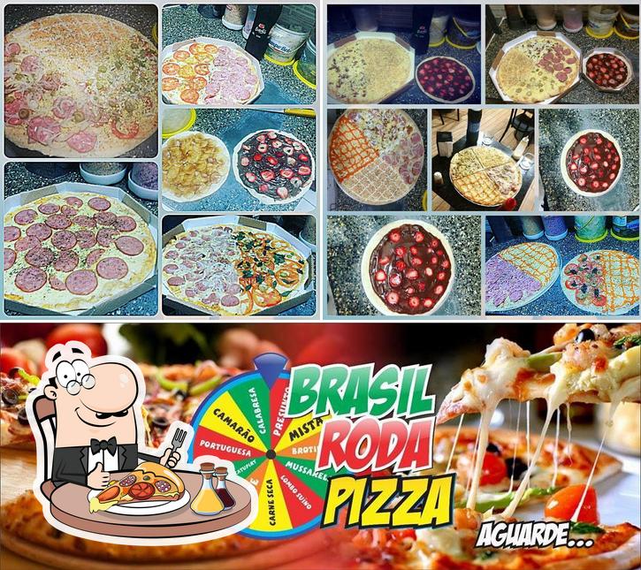 Pick pizza at Brasil Roda Burg