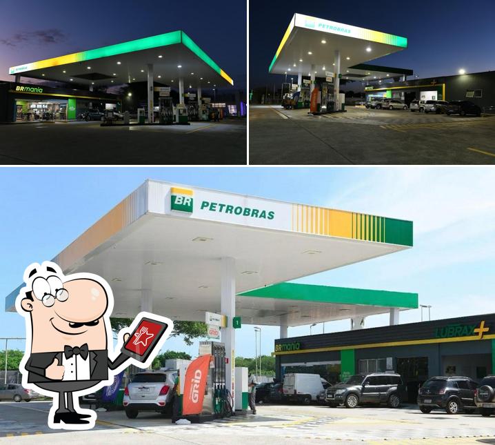 O exterior do Posto Petrobras