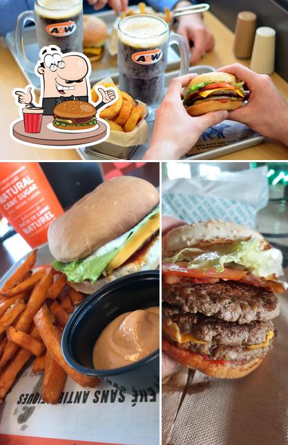 Prenez un hamburger à A&W Canada