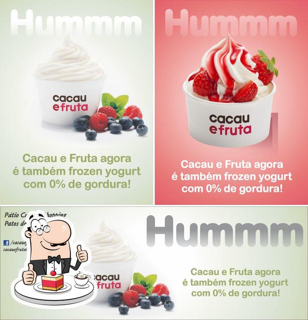 Cacau e Fruta oferece uma escolha de pratos doces