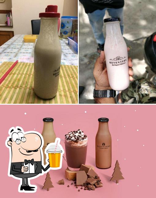 Order various drinks served at Keventers - Milkshakes & Desserts