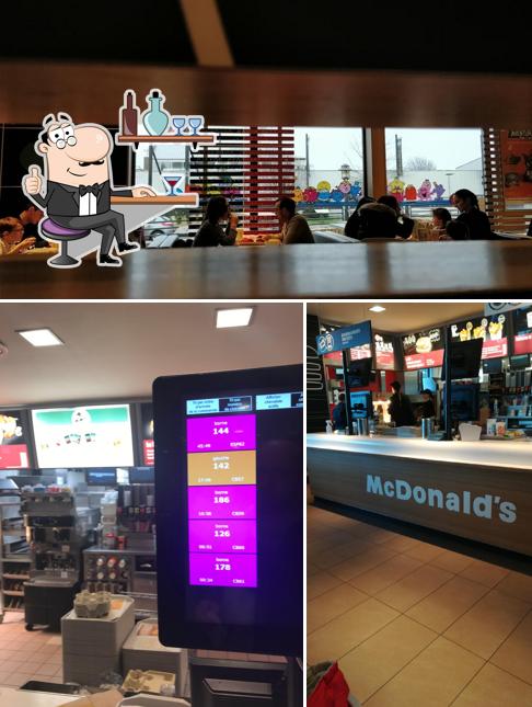 L'intérieur de McDonald's