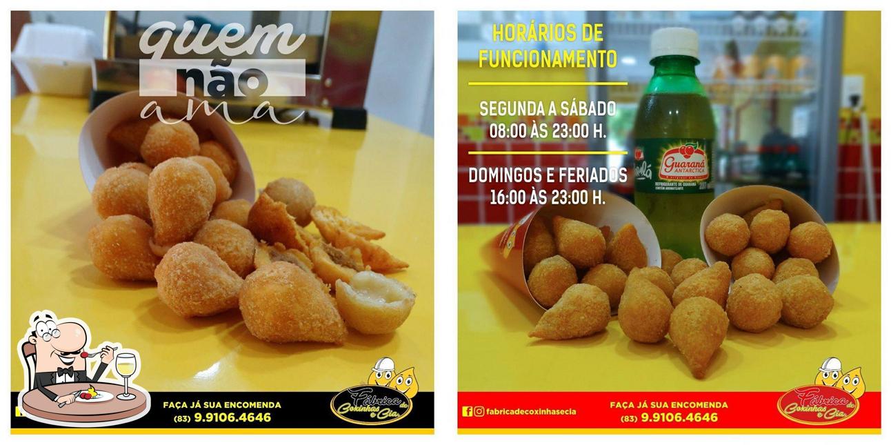 Comida em Fábrica das Coxinhas