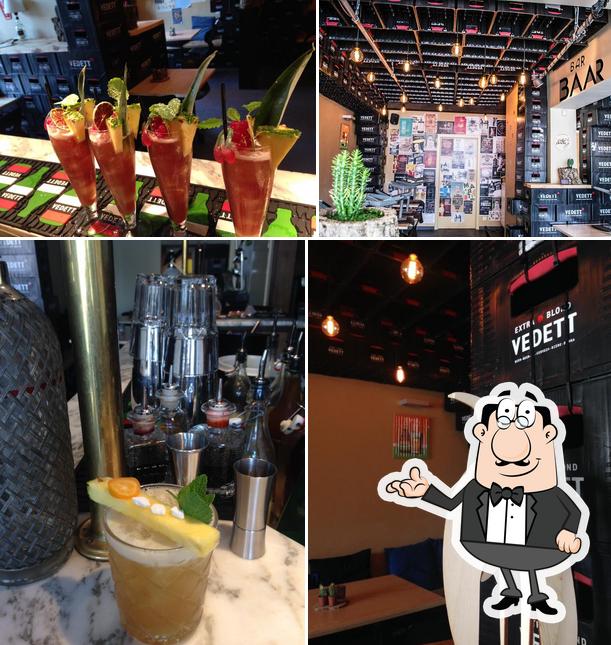 Estas son las fotografías donde puedes ver interior y bebida en Bar Baar