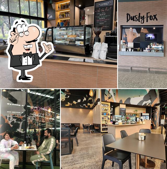 The interior of Dusty Fox Cafe