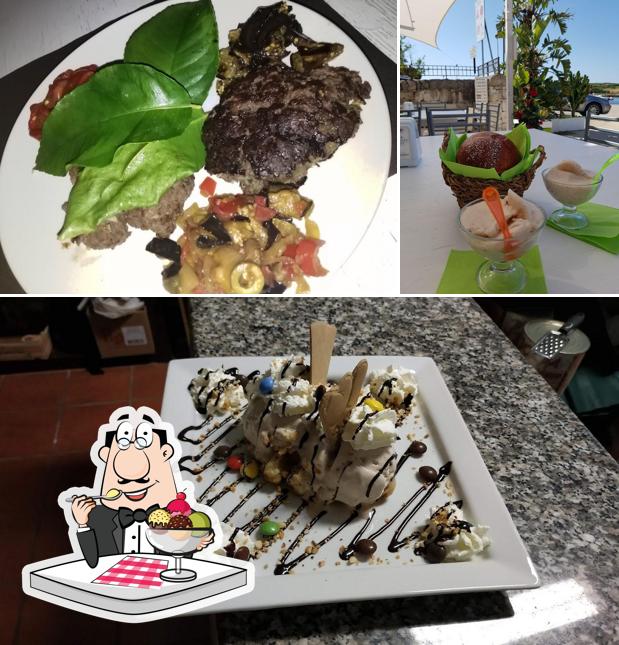 Mizzika Sea Lounge serve un'ampia gamma di dessert