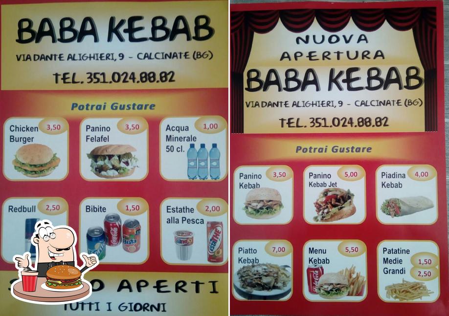 Prenditi un hamburger a Baba kebab